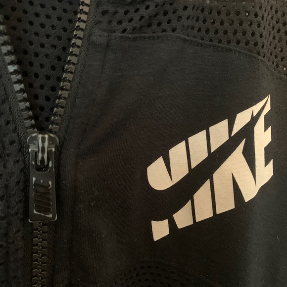 NIKE | Black See-through Zip-Up Jacket - Picture 3 of 4